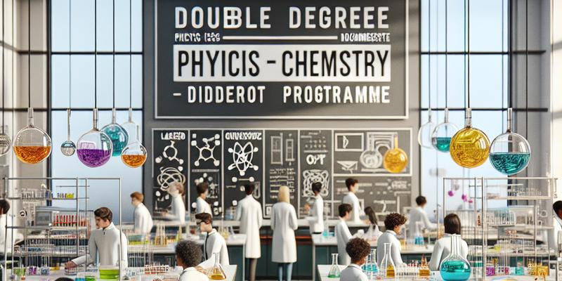 Double Licence Physique Chimie Programme Diderot